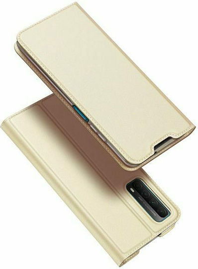 Dux Ducis Skin Pro Book Δερματίνης Χρυσό (Huawei P Smart 2021)