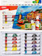 Deli Emotion Tempera Paints Multicolour in Tube 12ml 12pcs