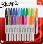 Sharpie Permanent Permanent Markers Multicolour 24pcs