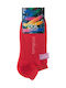 Dal 904 Women's Solid Color Socks Red