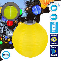 GloboStar Hanging Solar Light Traffic light 1W 100lm Cold White 6000K with Photocell IP65