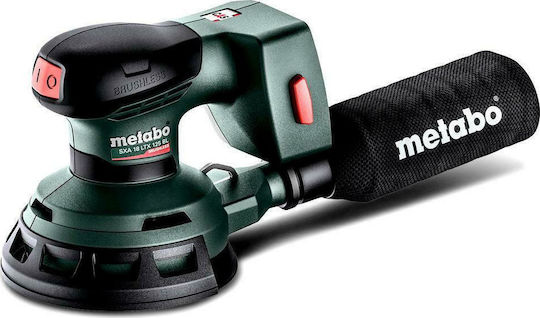 Metabo 600146850 Έκκεντρο Τριβείο Χούφτας 125mm Μπαταρίας 18V Solo με Ρύθμιση Ταχύτητας και με Σύστημα Αναρρόφησης