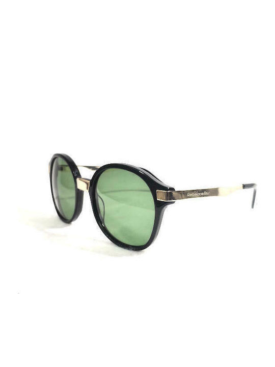 Rebecca Blu Women's Sunglasses with Black Frame and Green Lens RB8610 GR01