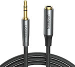 Ugreen Cable 3.5mm male - 3.5mm female Μαύρο 1m (70357)