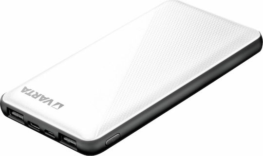 Varta Energy Power Bank 10000mAh с 2 USB-A порта и USB-C порт Бял