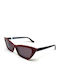 Prime Women's Sunglasses with Burgundy Plastic Frame 2604 PK06