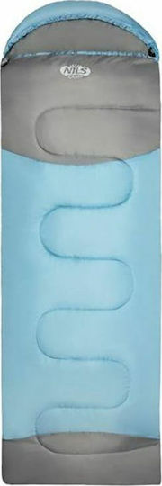 Nils Sleeping Bag Single Summer NC2008 Size Μ Grey-Mint