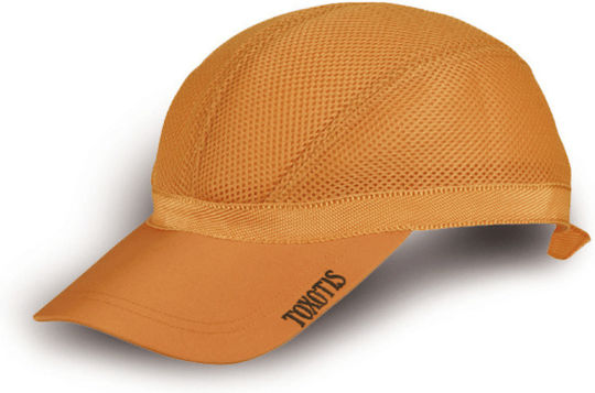 Toxotis Active Wear Jagdhut Jockey mit Netz Orange
