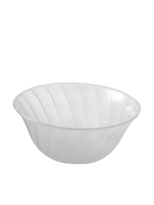 Test Houseware Plastic Salad Bowl Εκρού 23x23x9cm