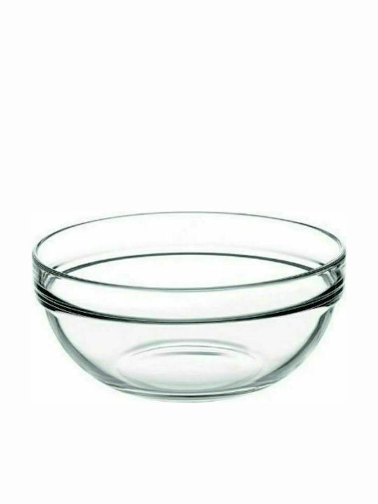 Pasabahce Salad Bowl Glass Transparent 23x23x10cm 1pcs