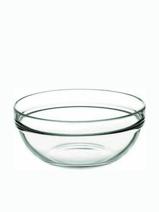 Pasabahce Glass Salad Bowl Transparent 26x26cm