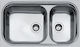 Foster Big Bowl Links Drop-In Spüle Links Inox Satiniert B86xT50cm Silber
