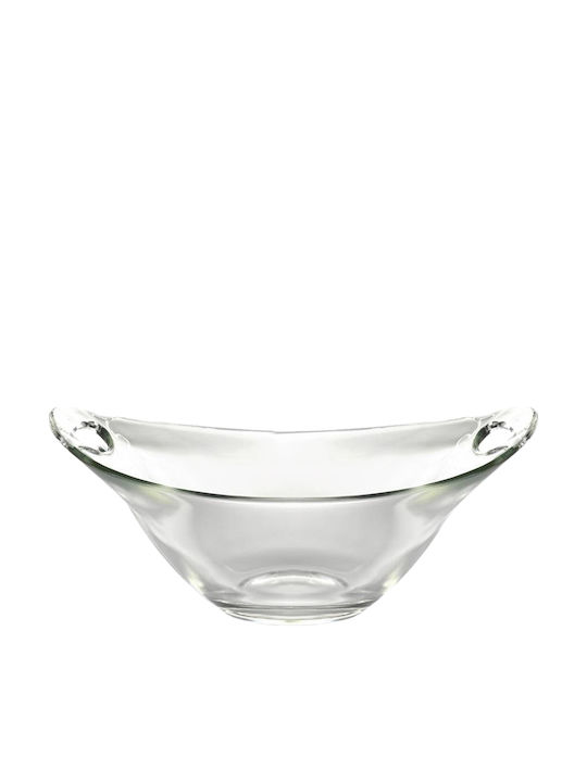 Borgonovo Salatschüssel Glas Transparent 25x25cm 4Stück