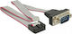 DeLock Rs 232 Serial Pin Header Καλώδιο RS232 9-pin male σε DE-9