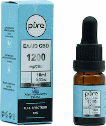 Royal Hemp Pure Full Spectrum Öl Hanfprodukte (CBD) in Drops 1200mg mit 12% CBD 10ml