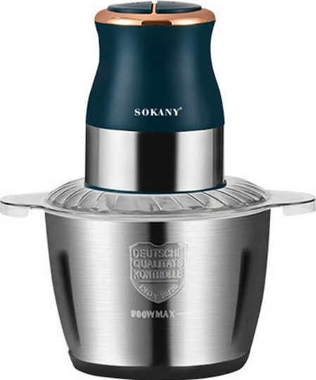 Sokany SK-7013 Mini Tocător Multi 400W cu Recipient 3L Gri
