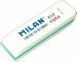 Milan Eraser for Pencil and Pen Nata 612 1pcs White