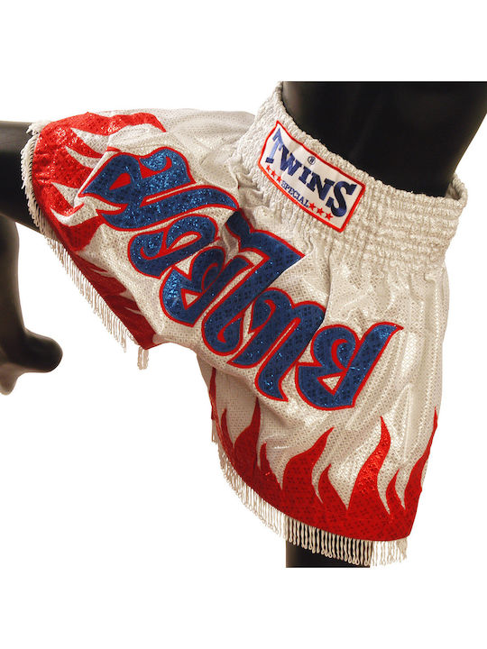 Twins Special Men's Kick/Thai Boxing Shorts White