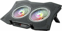 Havit F2072 Cooling Pad με 2 Ανεμιστήρες και Φωτισμό Havit F2072 Cooling Pad με 2 Ανεμιστήρες και Φωτισμό