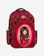 Santoro A Single Rose School Bag Backpack Elementary, Elementary in Red color L30 x W14 x H44cm