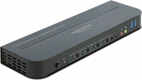 DeLock 11484 KVM & Data Switch με Audio / DisplayPort / HDMI / USB / USB 3.0 / USB-B 3.0 / USB 2.0