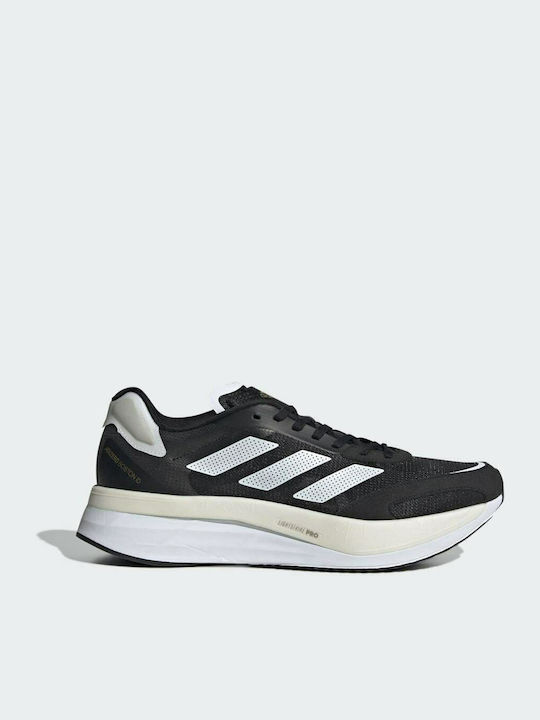 Adidas Adizero Boston 10 Ανδρικά Αθλητικά Παπούτσια Running Μαύρα