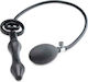 XR Master Series Devils Rattle Inflatable Anal Plug Ring Schwanz Silikon mit Analplug Black