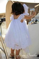 Stova Bambini Baptism Outfit Λευκό