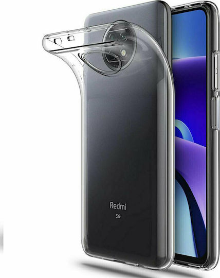 1mm Back Cover Σιλικόνης 1mm Διάφανο (Redmi Note 9T)