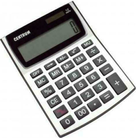 Centrum Calculator 12 Digits in Silver Color 1pcs