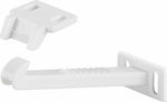 Thirard Cabinet & Drawer Protectors with Screws, βιδωτό, βιδωτο made of Plastic in White Color 4pcs