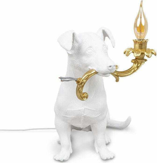 Seletti Rio Dekorative Lampe Abbildung mit Fassung für E14 Lampe Weiß
