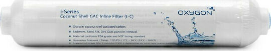 Oxygon Ersatz-Wasserfilter Arbeitsplatte / Unter der Spüle / Zentrales Wasserfiltersystem I-Series In-Line 5 μm 1Stück