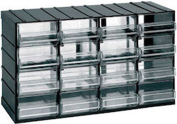 JB Συρταριέρα Εργαλείων Plastic with 16 Drawers W38.2xD14.8xH23cm 612T 439-00011