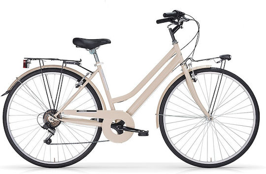 MBM Touring 28" 2019 Lady Μπεζ Ποδήλατο Πόλης με 6 Ταχύτητες