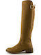 Wildleder Damenstiefel Tabac Braun