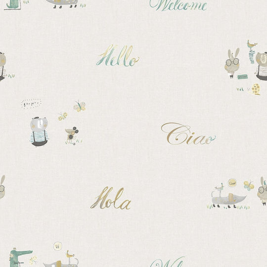 All Around Deco Kinder Tapete Oh Lala B53xH1005cm