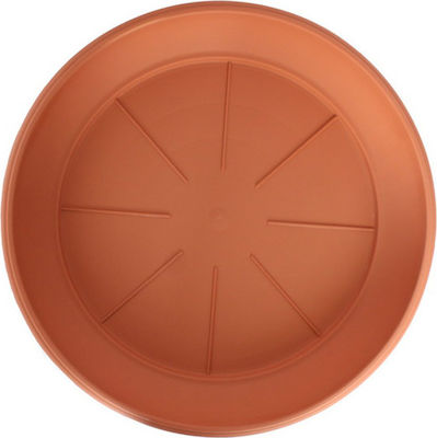 Viomes No260 Round Plate Pot Orange 15x15cm