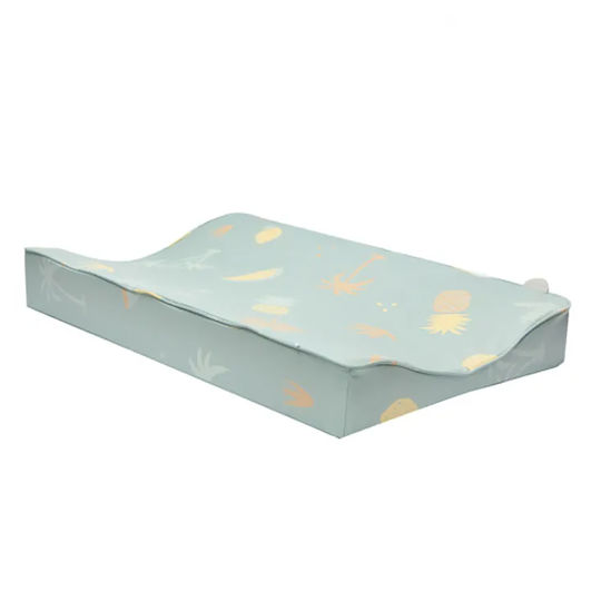 Luma Βabycare Soft Changing Pad Tropical Island made of Fabric Green 44x72cm