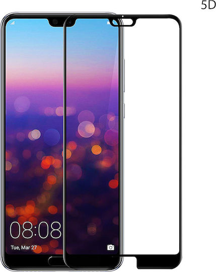 YSY Пълно лепило Закалено стъкло за цялото лице (Huawei P20 Pro) YSY-HW-P20P-BLK