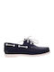 Δερμάτινα Ανδρικά Boat Shoes σε Μπλε Χρώμα