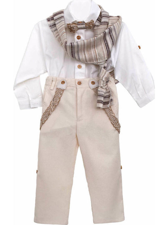 Nst Nastasia Costum de Botez pentru Băiat Lin H...
