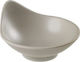 Leone Servierschüssel Oval aus Melamin Grey 10.3x8.9cm 6Stück