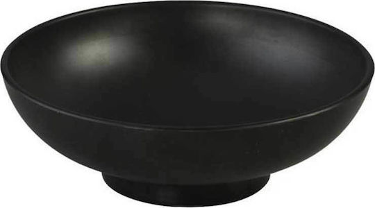 Servewell Matte Salatieră Melamină Neagră 21.5x21.5x8cm 6buc
