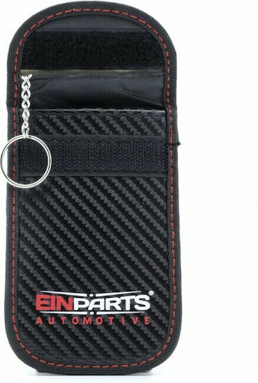 Husă Cheie din Piele ecologică pentru Smart cu sistem fără cheie în Culoarea Negru