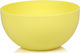 Viosarp Plastic Salad Bowl Yellow 12x12cm