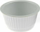Viosarp Dip-Schüssel Rund aus Melamin White mit Durchmesser 7cm