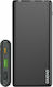 Dudao K12PQ Power Bank 10000mAh με 2 Θύρες USB-A και Θύρα USB-C Power Delivery / Quick Charge 3.0 Μαύρο