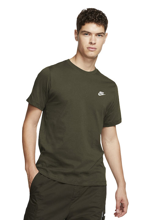 Nike Sportswear Αθλητικό Ανδρικό T-shirt Πράσιν...