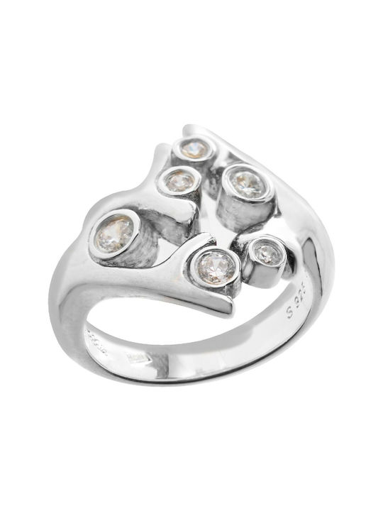 Folli Follie Damen Ring aus Stahl